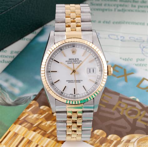 rolex oyster perpetual datejust 1995|rolex 16233 day date.